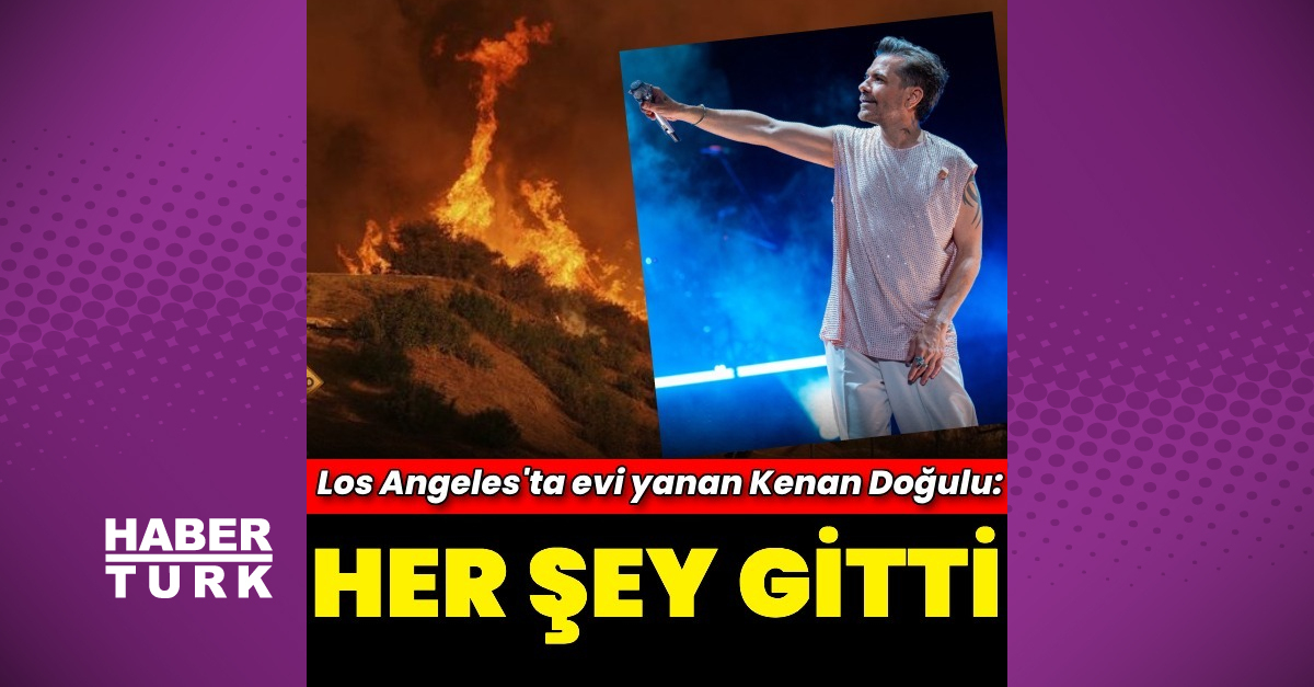 Yangın bölgesinde Türk ünlülerinde de evleri var