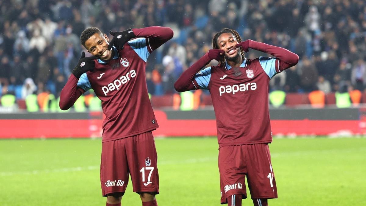 Trabzonspor’da Simon Banza ve Muhammed Cham skor yükünü taşıyor